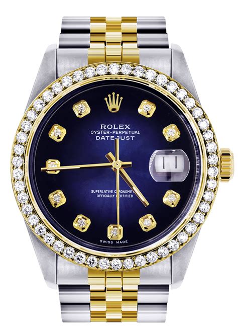 mens gold rolex watch with diamonds|rolex diamond bezel prices.